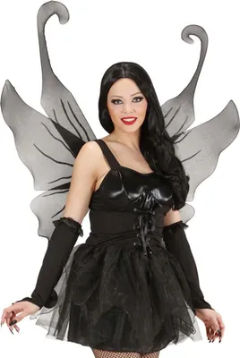Produktbild von Riesen-Flügel Dunkle Fee schwarz 76x107cm - Einheitsgröße