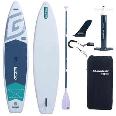 Immagine prodotto di Gladiator ONE 11'4 SUP Board Touring White 2026 - Set completo gonfiabile