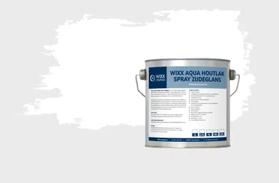 Productafbeelding van Wixx Aqua Houtlak Spray Zijdeglans - Wit - 2,5L