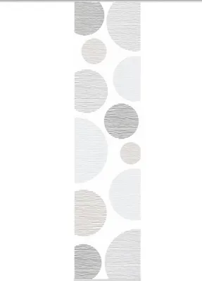 Produktbild von 84553 Schiebegardine BORDEN halbtransparent, Bambusoptik 260x60 cm