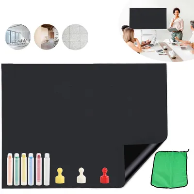 Produktbild von Magnetische Tafelfolie, Selbstklebend, Magnettafel Folie für Zuhause, Büro und Schule
