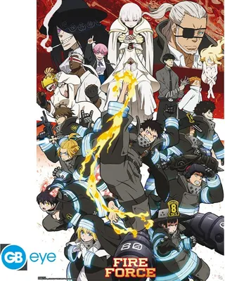 Produktbild von FIRE FORCE - Poster Maxi 91cmx51cm - Key art season 2