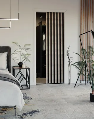 Produktbild von KIER FURNITURE Schiebetüren Evo Belmo + Kassette und Rahmen 100cm, Eiche Sonoma