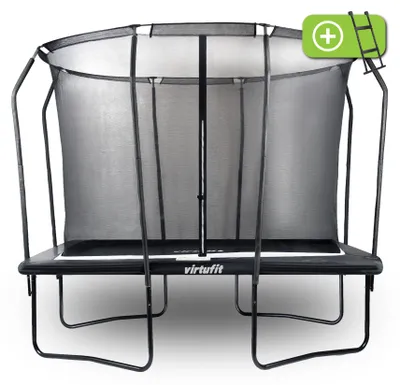Produktbild von Premium-Trampolin mit Sicherheitsnetz – rechteckig – 183 x 274