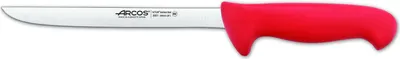Produktbild von Filetiermesser Arcos Farbe - Prof 295122 in Nitrum Edelstahl und mango ergonomisches rotes Polypropylen und 20 cm Klinge, Vitrine