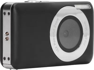 Zdjęcie produktu dla Aparat cyfrowy, kamera do vlogowania 8K 68 MP HD z 16-krotnym zoomem cyfrowym, kieszonkowy aparat kompaktowy z autofokusem i 2,7-calowym ekranem, kamera wideo dla studentów, nastolatków i dorosłych