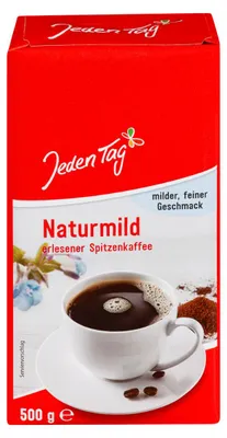 Produktbild von Jeden Tag Kaffee Naturmild (500 g)