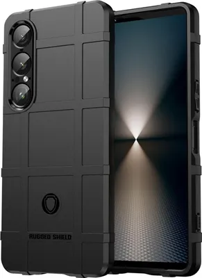Obrázek produktu pro Pro Sony Xperia 1 VII Rugged Shield Design Shock TPU ochranný obal kryt černý