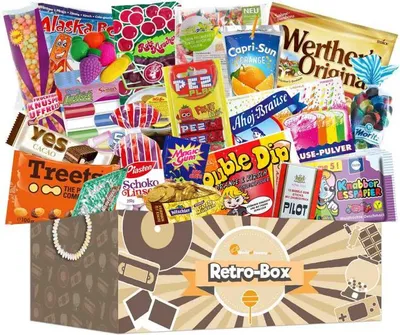 Produktbild von World of Sweets Retro-Box