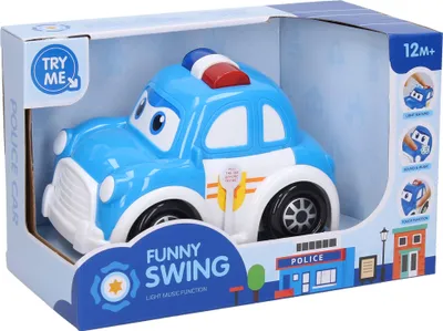 Produktbild von Polizeiauto mit Effekten 15 cm