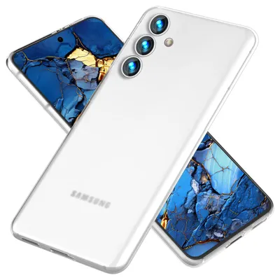 Image de NALIA Housse rigide extrêmement fine pour Samsung Galaxy S24 Coque, 0,3mm ultra fine Housse de protection Extra Slim Blanc Transparent
