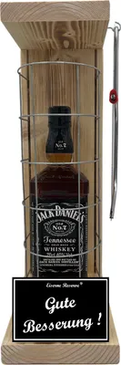 Produktbild von Jack Daniels - Gute Besserung - Eiserne Reserve Gitterkäfig Geschenk zur Genesung