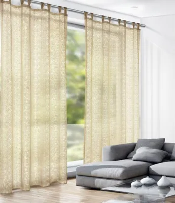 Produktbild von Schlaufenschal gold 280 x 140 cm - Fertigvorhang von Albani