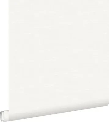 Zdjęcie produktu dla ESTAhome Tapeta gładka tekstura lnu białym matowym 53 cm x 10.05 m
