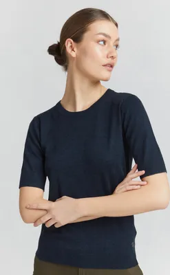Produktbild von OXMO OXHelin - 21950013ME Damen Strickpullover Feinstrick Pullover
