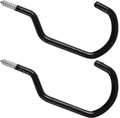 Image de Lot de 2 crochets pour VTT de 8 pouces, modèle robuste, pour garage