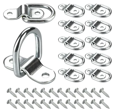 Immagine prodotto di Set di 12 cinghie di tensionamento con anello a D in acciaio inossidabile