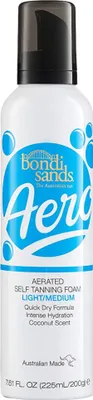 Produktbild von Bondi Sands Aero Self Tanning Foam Light/Medium, Schaum, Körper, 225 ml, AQUA (WATER) ALCOHOL, PROPYLENE GLYCOL, DIHYDROXYACETONE, GLYCERIN, BUTANE, DIMETHYL ISOSORBIDE,..., 1 Stück(e)