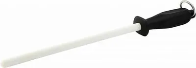 Produktbild von Robert Herder Keramik-Schleifstab - Schärfstahl für Molenmesser - 26cm, Rutschfester Griff