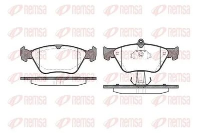 Produktbild von REMSA Bremsbeläge Satz Vorne Bremsklötze für OPEL Omega B Limousine (V94) 0468.00