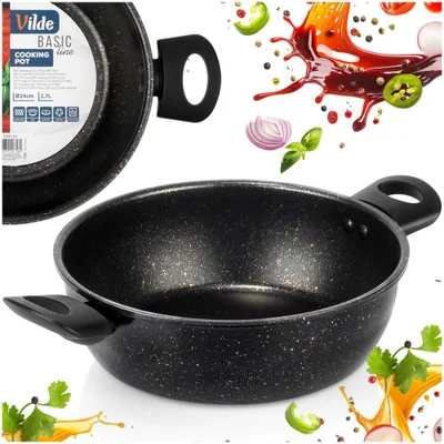 Obrázok produktu pre Vilde | Hrniec 2,7 l - nepriľnavý povrch - ⌀24 cm - na plyn a elektrinu - univerzálny hrniec - vhodný do umývačky - BASIC LINE