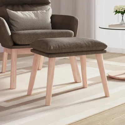 Produktbild von Möbel Fußhocker Taupe 45x29,5x39 cm Stoff 2023