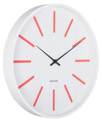 Produktbild von WANDUHR Arruga Retro - Weiß - 40/40/ cm