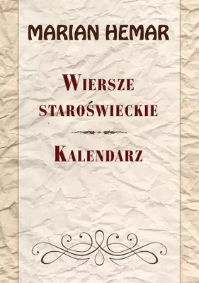 Produktbild von Wiersze staroświeckie. Kalendarz
