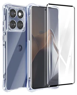 Immagine prodotto di Avizar, cover Motorola Edge 60 Fusion/60 antiurto + vetro 9H, trasparente