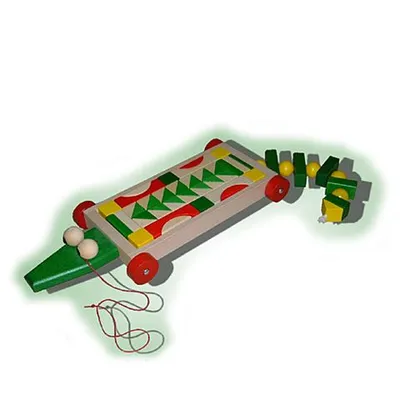 Produktbild von Ebert 235323 Bausteinewagen Krokodil