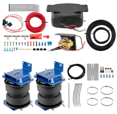 Image de Kit dede suspension pneumatique + compresseur 12 V pour Dodge Ram 1500 (traction arrière et 4x4) 2009-2018