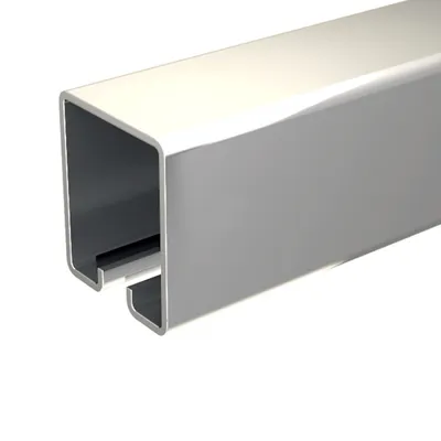Produktbild von Schiebetorbeschlag SLID'UP 1700-150, Stahl-Laufschiene 195 cm, 40x50 mm, 1 Tor bis 150 kg je Tor, für hängende Tore, Industrie