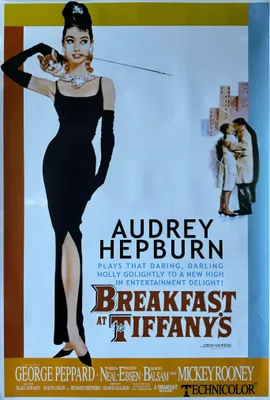 Immagine prodotto di Audrey Hepburn - Colazione da Tiffany (1961) - Locandina/Poster - 67x100 cm