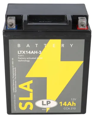 Produktbild von Batterie AGM SLA 12V 14Ah für Motorrad Startbatterie MS LTX14AH-3