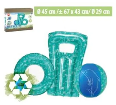 Produktbild von Happy People ECO Strandset, Ball Ring u. Matratze, 77439