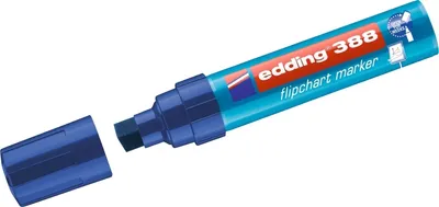 Obrázok produktu pre Edding 388, 1 kusov, Modrá, Hrot dláta, Modrá, 4 mm, 1,2 cm
