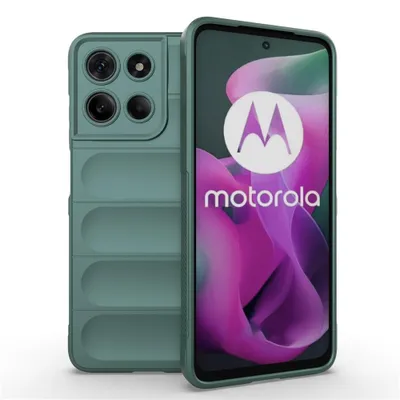 Produktbild von Motorola Moto G15 / G17 (Power) Hülle - Coverup Hands-On Rugged Back Cover - Grün