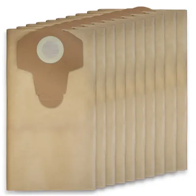 A stack of paper vacuum cleaner bags.