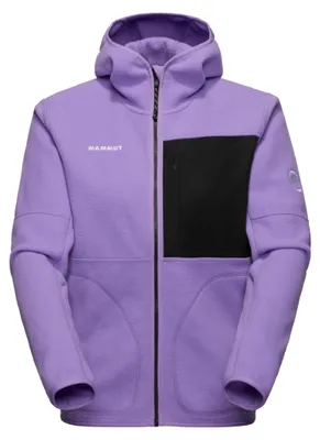 Produktbild von Mammut Tamaro ML Hooded Jacket Damen – Leichte Fleecejacke mit Kapuze, atmungsak