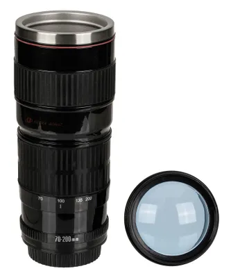 Immagine prodotto di Bicchiere con obiettivo fotografico e inserto in acciaio inossidabile