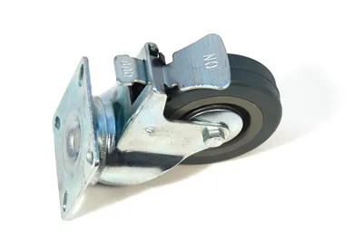 Produktbild von Möbelrolle Lenkrolle Bockrolle Industrierolle Transportrolle mit Bremse, 75mm - 1 Stück