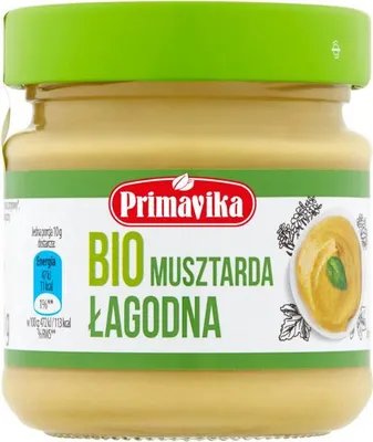 Obrázok produktu pre JEMNÁ HORČICA, 170 g - PRIMAVIKA (PRIMAECO)