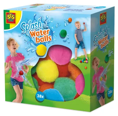 Produktbild von SES Creative Splash-Wasserbälle, Wasserballons, Mehrfarbig, 3 Jahr(e), 28 Stück(e)