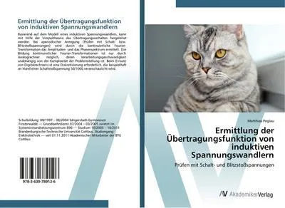 Produktbild von Ermittlung der Übertragungsfunktion von induktiven Spannungswandlern