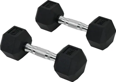 Produktbild von HOMCOM Hexagon Kurzhanteln Gusseisen Hanteln Griff gerändelt  2 x 5 KG