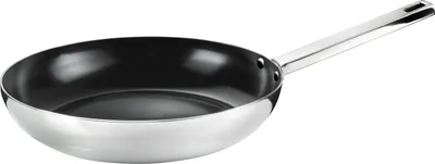 Imagen del producto de Sartén Pinti, línea 3.0, de acero y aluminio con revestimiento antiadherente, diámetro 20 cm. Apta para inducción. Ideal para uso profesional, también en el hogar. Fabricada en Italia