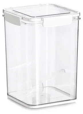 Produktbild von Zeller Vorratsdose mit Löffel, 5100 ml, Kunststoff, transparent, ca. 18 x 18 x 24,7 cm