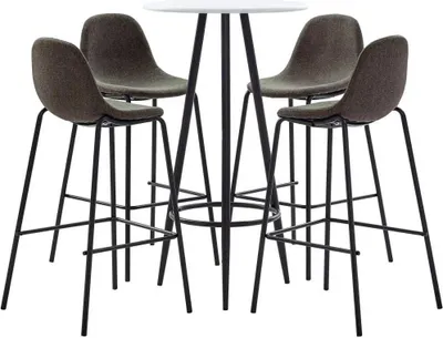 Produktbild von 5-tlg. Bar-Set Stoff Dunkelgrau