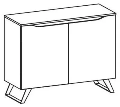 Immagine prodotto di Comodino moderno, mobile contenitore, cassettiera, legno, design, mobili, credenza, scaffale, hotel