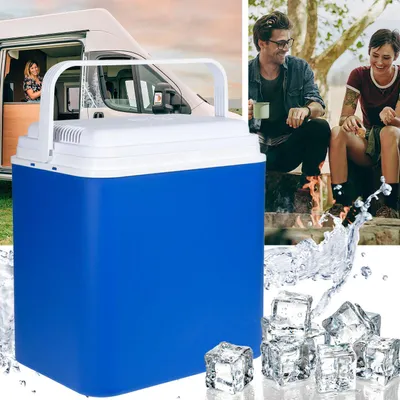 Produktbild von Elektrische Kühlbox 24 Liter – Leistungsstarke 12V Kühlbox für Auto, Camping & Reise mit praktischem Kabelfach im Deckel – Ideal für unterwegs und Pic
